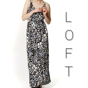 Sunwashed Floral Maxi Dress EUC